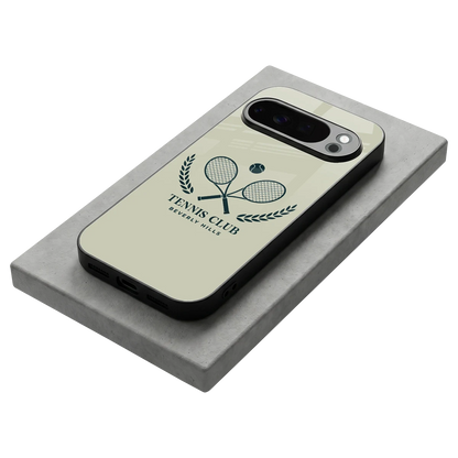 Tennis Club BH stylish phone case for google pixel 10 pro | glossy glass and slim fit
