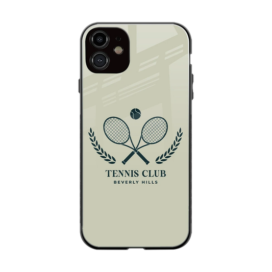 Tennis Club BH back phone cover | glass case for iphone 12