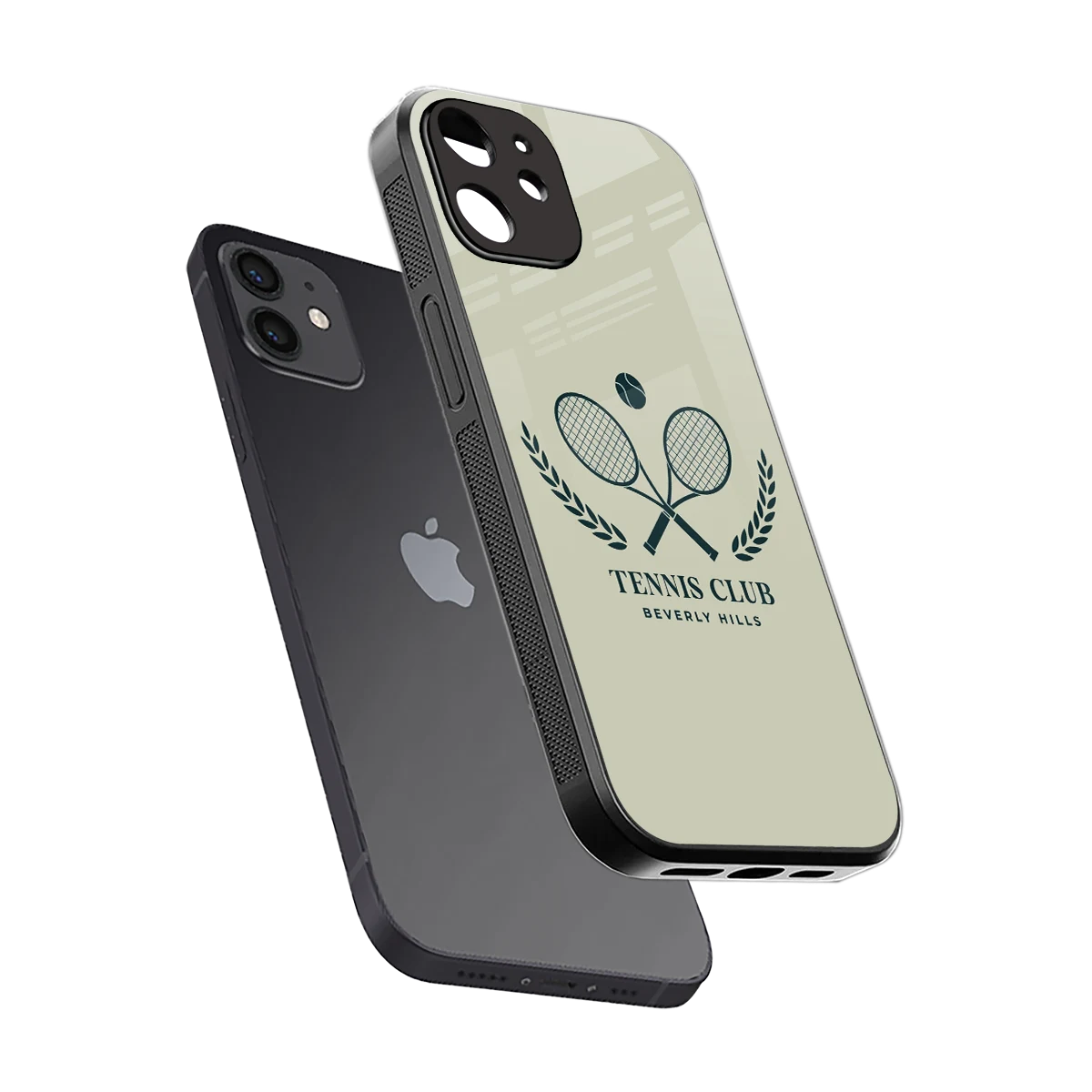 Tennis Club BH sleek iphone 11 cover with tempered glass back and TPU edges