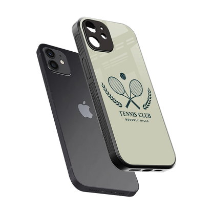 Tennis Club BH sleek iphone 11 cover with tempered glass back and TPU edges