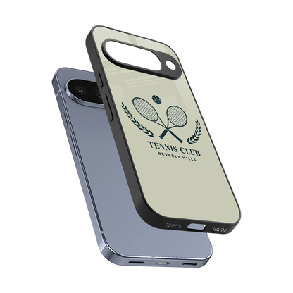 Tennis Club BH sleek google pixel 10 cover with tempered glass back and TPU edges