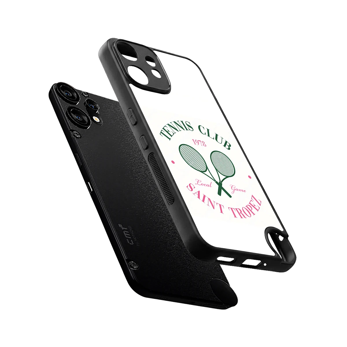 Tennis Club sleek cmf nothing phone 2 pro cover with tempered glass back and TPU edges