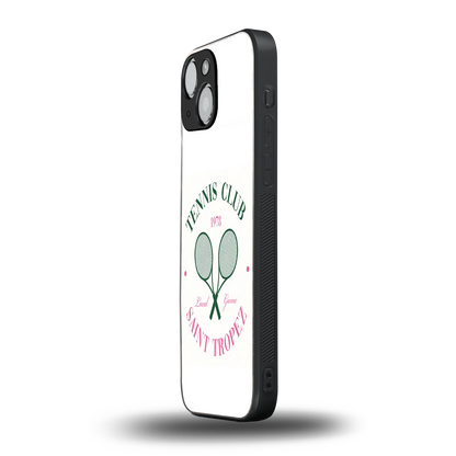Tennis Club iphone 12 mini mobile cover | shockproof glass phone case