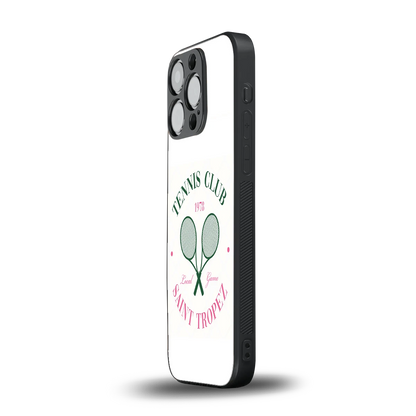 Tennis Club iphone 13 pro mobile cover | shockproof glass phone case