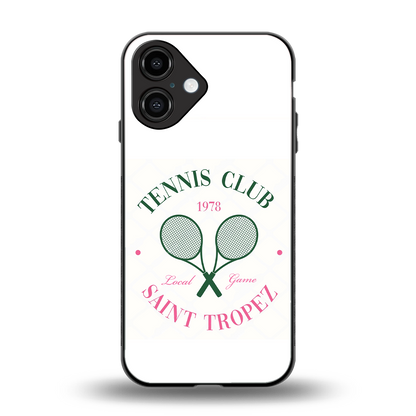 Tennis Club Phone Case for Iphone 16 | Glass Case