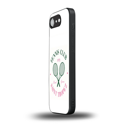 Tennis Club iphone 16e mobile cover | shockproof glass phone case