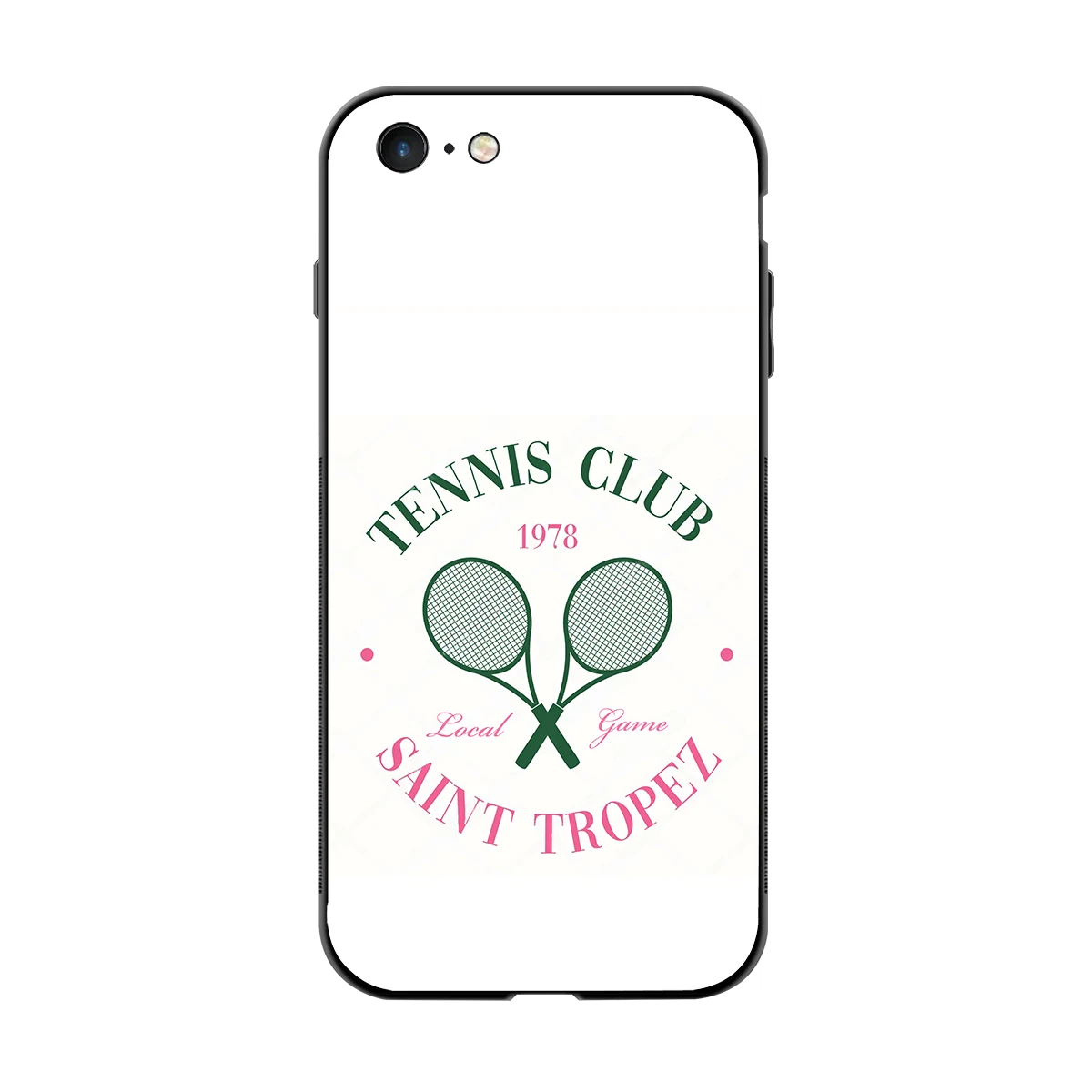 Tennis Club back phone cover | glass case for iphone 6