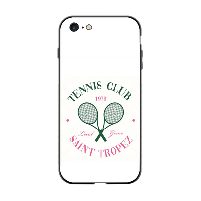Tennis Club back phone cover | glass case for iphone 6