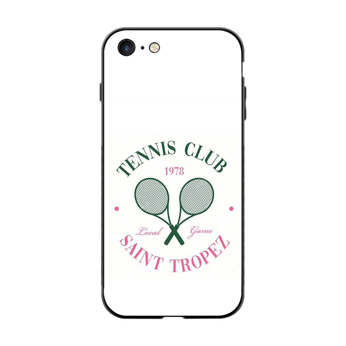 Tennis Club back phone cover | glass case for iphone 7