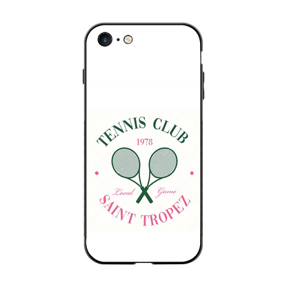Tennis Club back phone cover | glass case for iphone 7