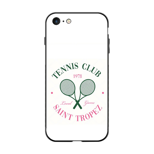 Tennis Club back phone cover | glass case for iphone 7