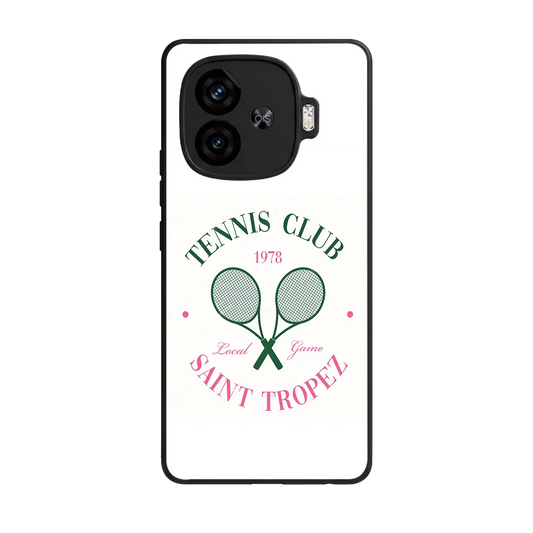Tennis Club back phone cover | glass case for iqoo neo 10r 5g
