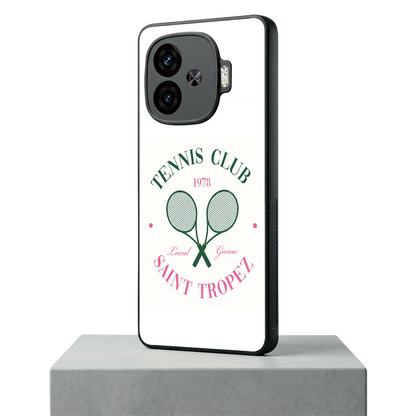 Tennis Club iqoo neo 10r 5g mobile cover | shockproof glass phone case