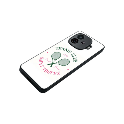Tennis Club stylish phone case for iqoo neo 10r 5g | glossy glass and slim fit