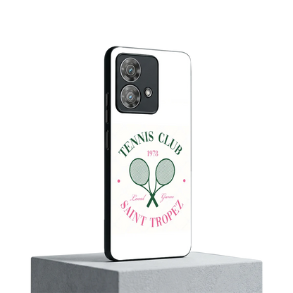 Tennis Club motorola edge 40 neo 5g mobile cover | shockproof glass phone case