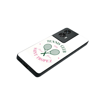 Tennis Club stylish phone case for motorola edge 50 fusion | glossy glass and slim fit