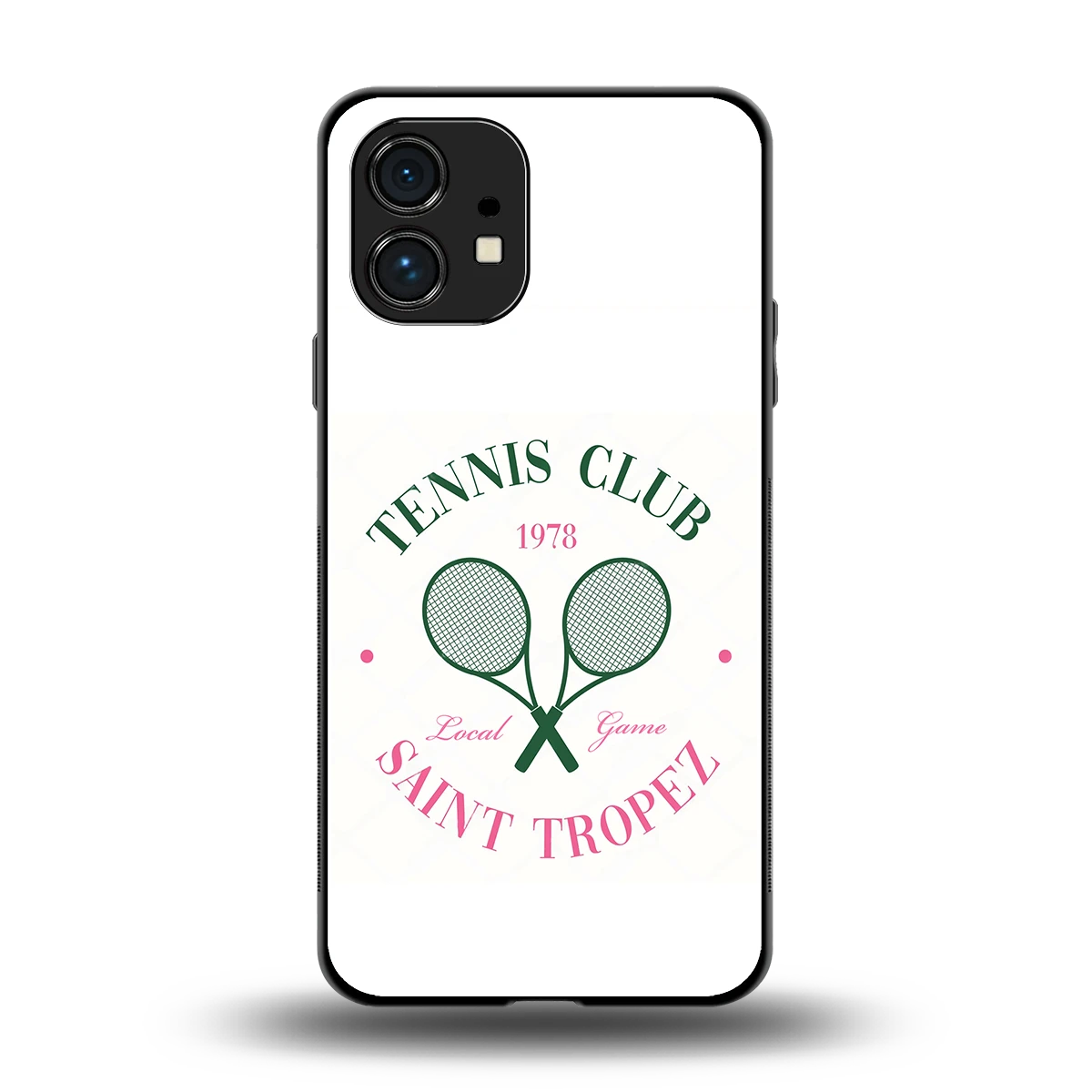 Tennis Club back phone cover | glass case for nothing phone 1