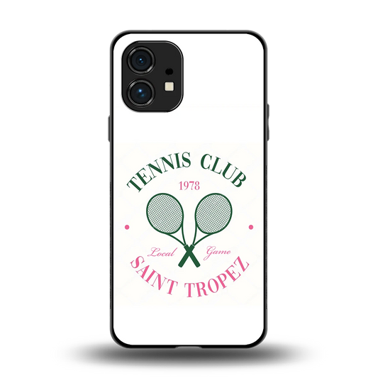 Tennis Club back phone cover | glass case for nothing phone 1