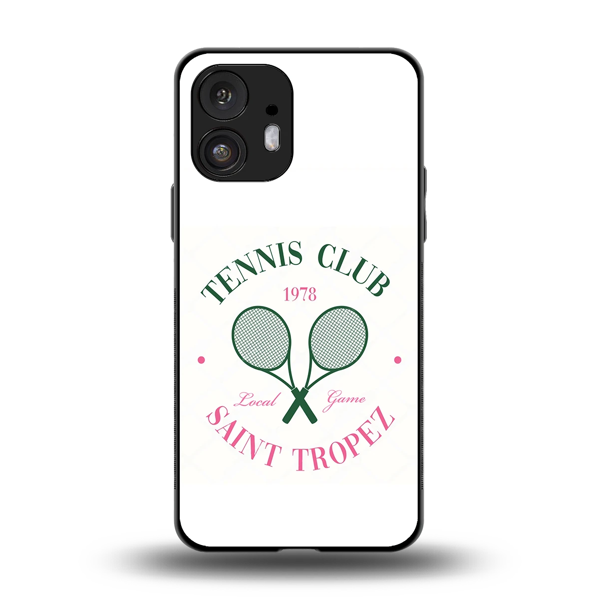 Tennis Club back phone cover | glass case for nothing phone 2