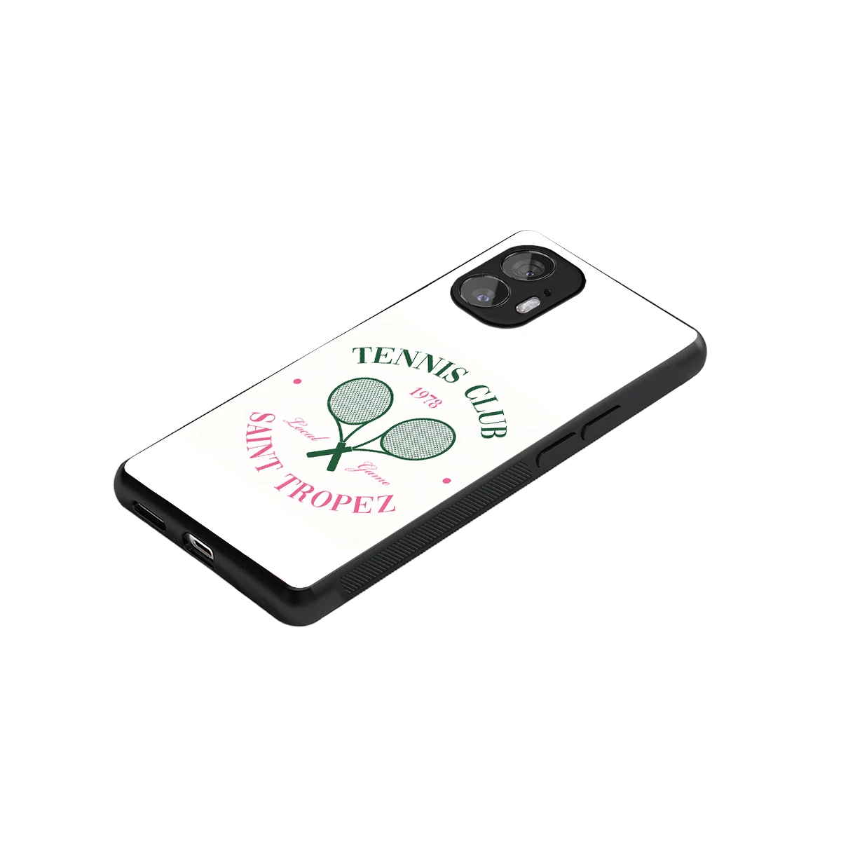 Tennis Club stylish phone case for nothing phone 2 | glossy glass and slim fit