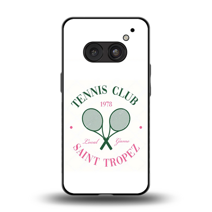 Tennis Club back phone cover | glass case for nothing phone 2a