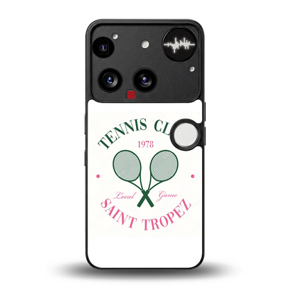 Tennis Club back phone cover | glass case for nothing phone 3