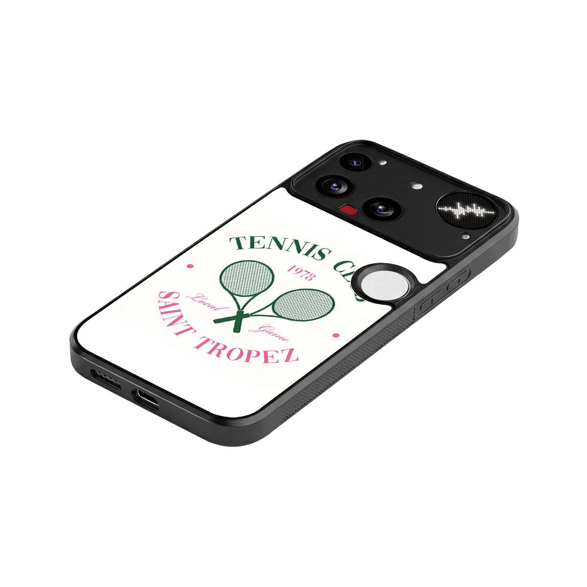 Tennis Club stylish phone case for nothing phone 3 | glossy glass and slim fit
