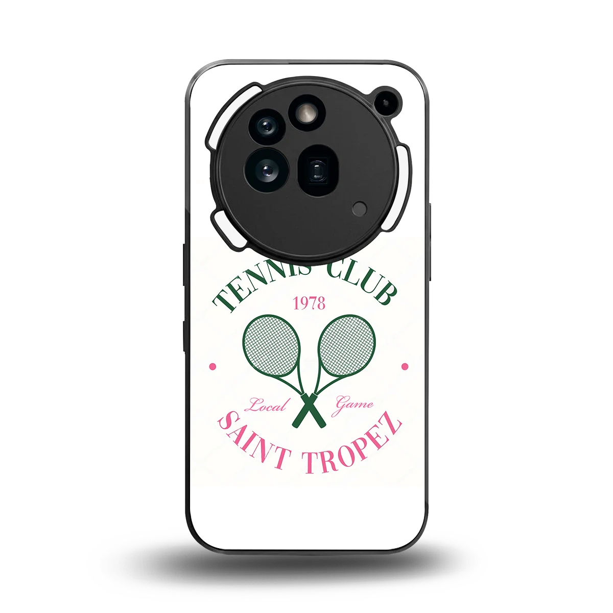 Tennis Club back phone cover | glass case for nothing phone 3a pro