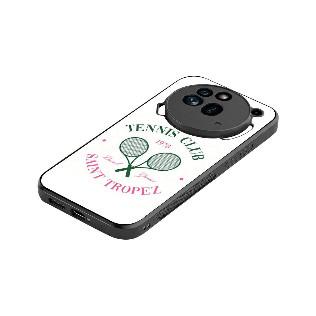 Tennis Club stylish phone case for nothing phone 3a pro | glossy glass and slim fit