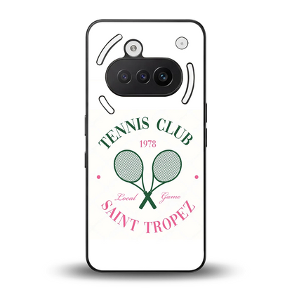 Tennis Club back phone cover | glass case for nothing phone 3a