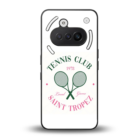 Tennis Club back phone cover | glass case for nothing phone 3a