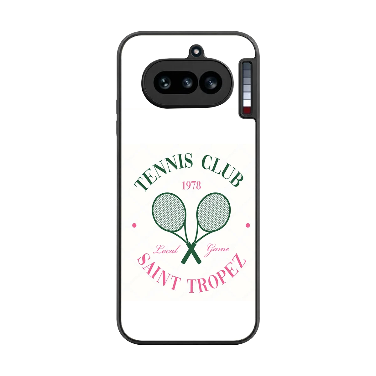 Tennis Club back phone cover | glass case for nothing phone 4a