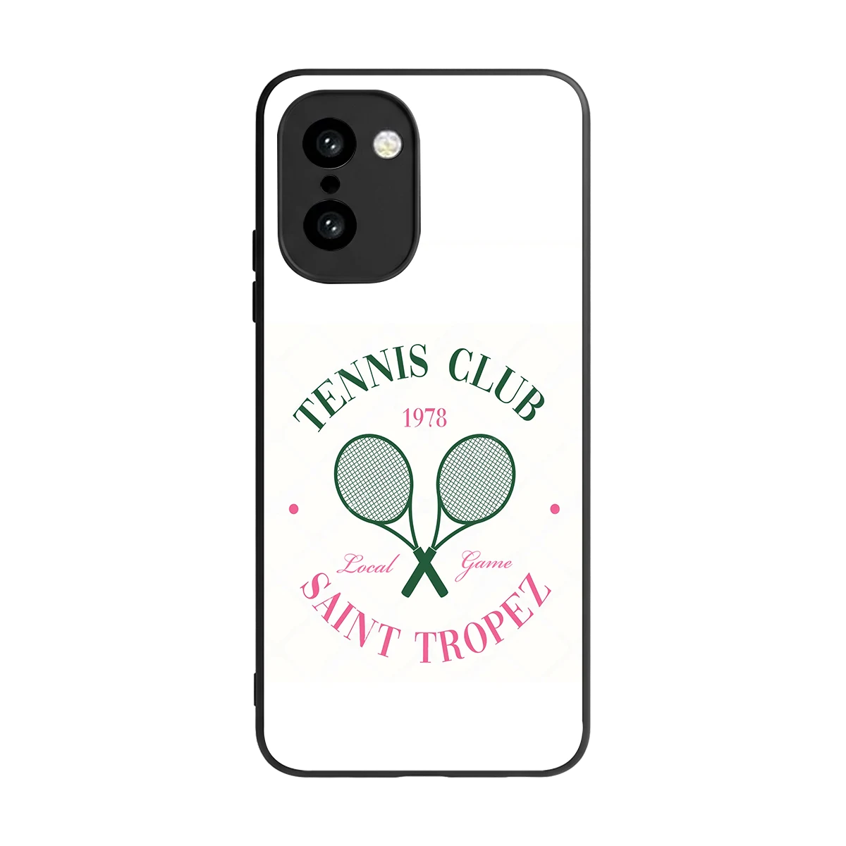 Tennis Club back phone cover | glass case for oneplus 15r
