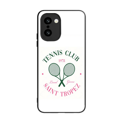Tennis Club back phone cover | glass case for oneplus 15r