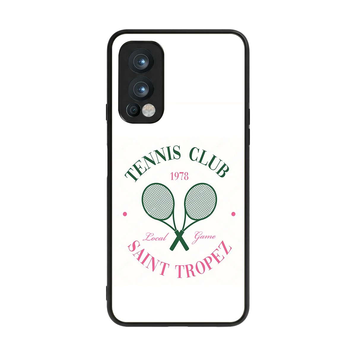 Tennis Club back phone cover | glass case for oneplus nord 2
