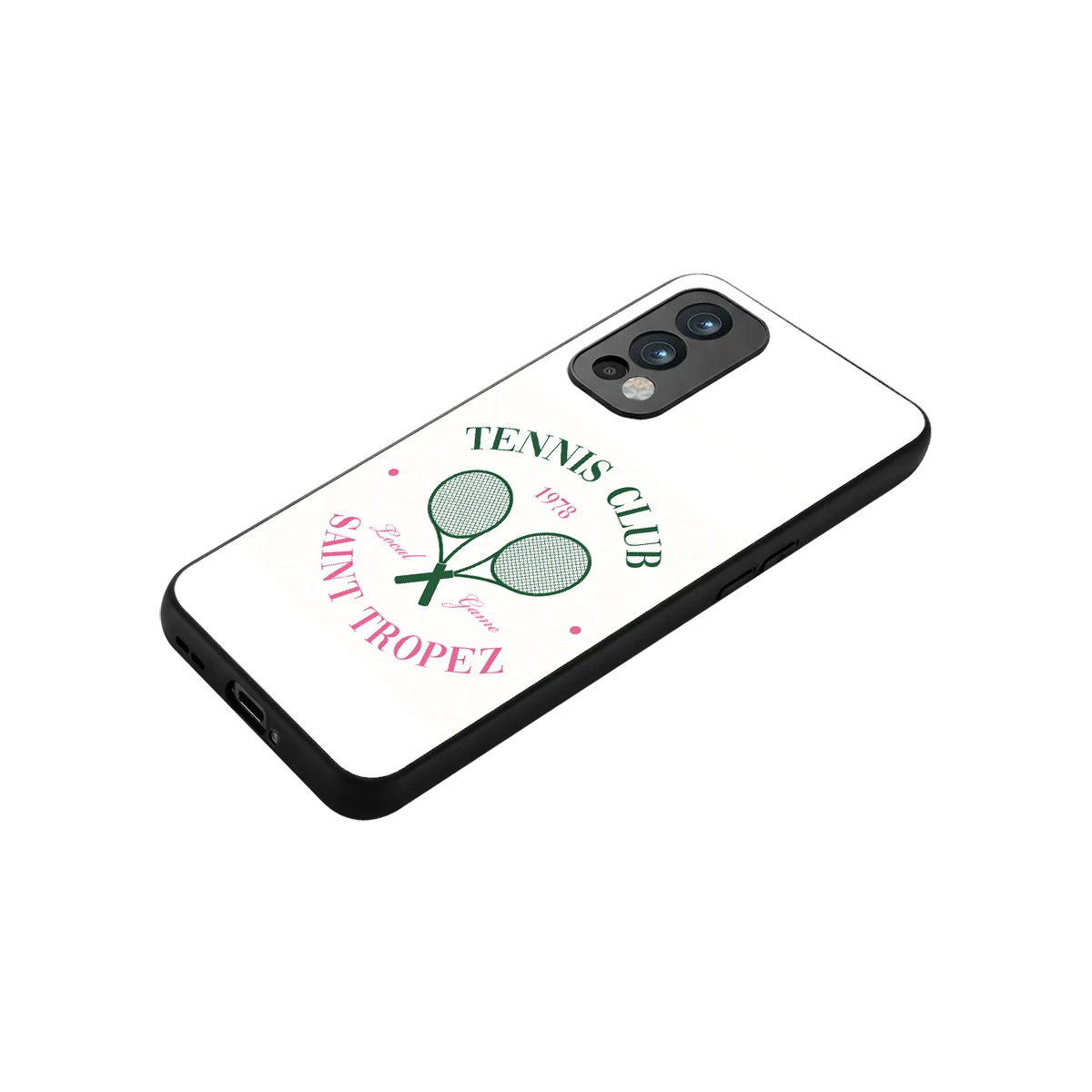 Tennis Club stylish phone case for oneplus nord 2 | glossy glass and slim fit
