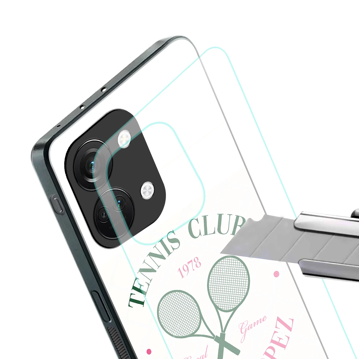 Tennis Club stylish phone case for oneplus nord 3 | glossy glass and slim fit