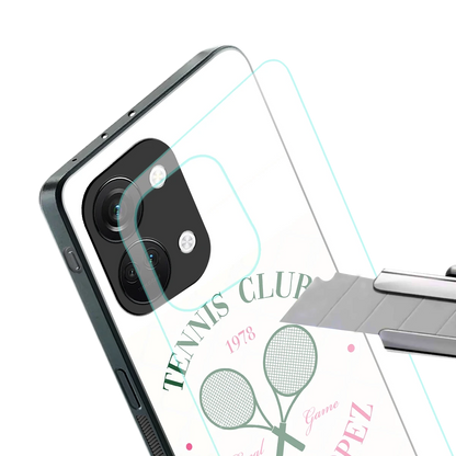 Tennis Club stylish phone case for oneplus nord 3 | glossy glass and slim fit