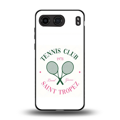 Tennis Club back phone cover | glass case for oneplus nord 4