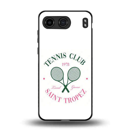 Tennis Club back phone cover | glass case for oneplus nord 4