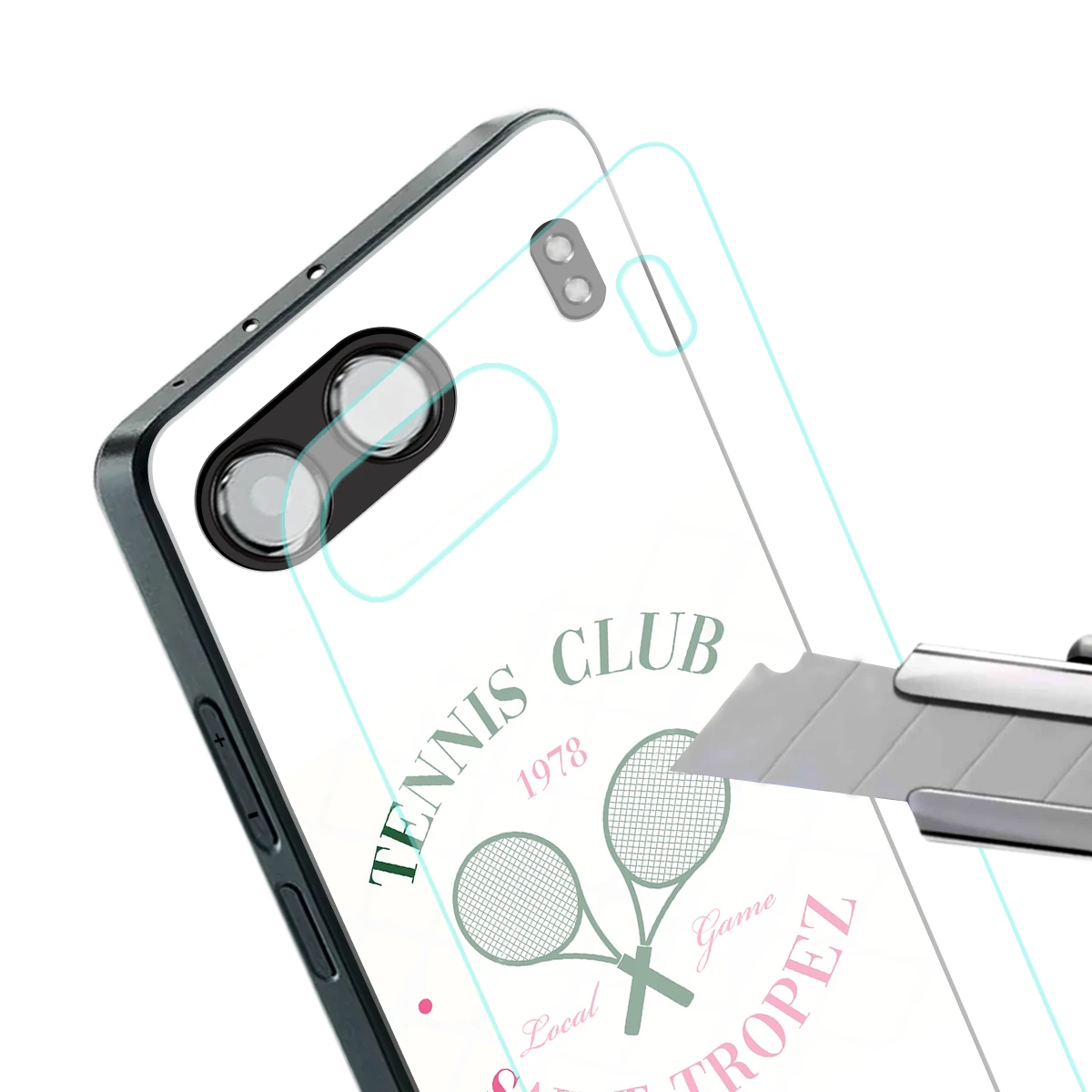 Tennis Club stylish phone case for oneplus nord 4 | glossy glass and slim fit
