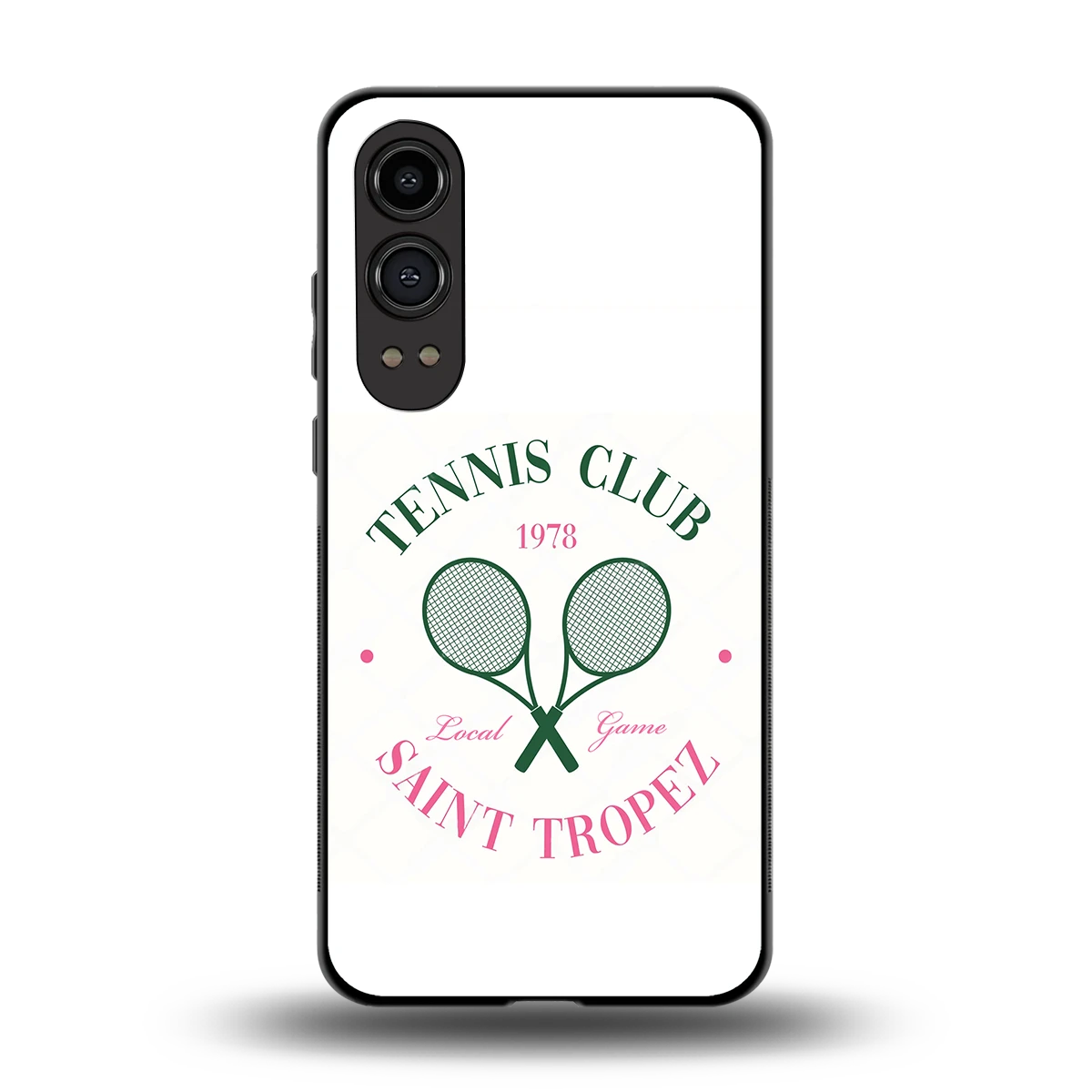 Tennis Club back phone cover | glass case for oneplus nord ce 4 lite
