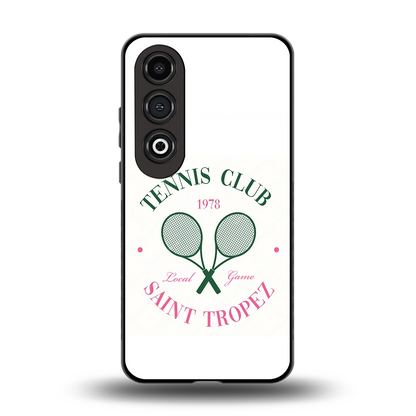 Tennis Club back phone cover | glass case for oneplus nord ce 4