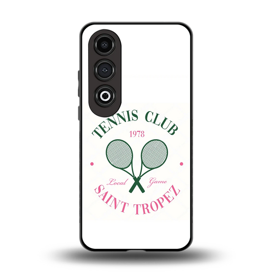 Tennis Club back phone cover | glass case for oneplus nord ce 4