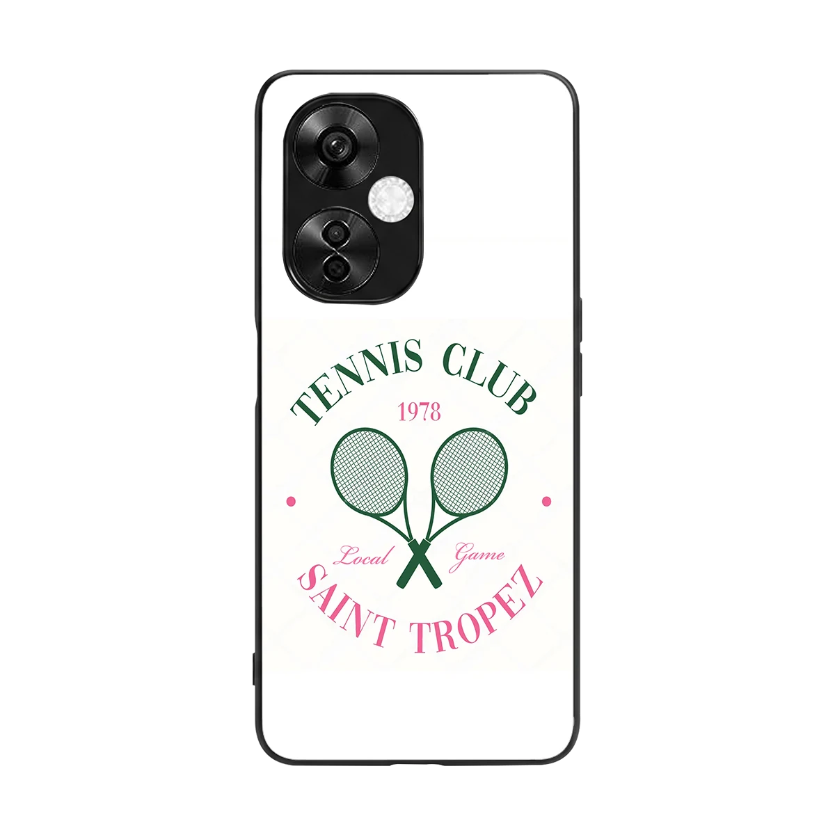 Tennis Club back phone cover | glass case for oneplus nord ce 3 lite