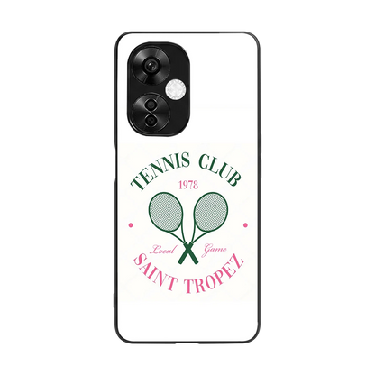 Tennis Club back phone cover | glass case for oneplus nord ce 3 lite