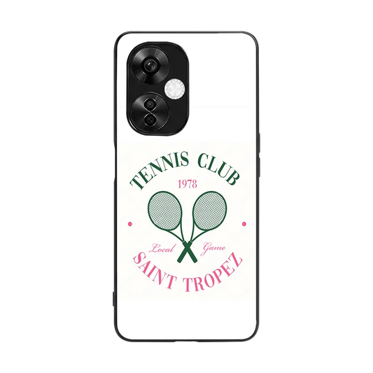 Tennis Club back phone cover | glass case for oneplus nord ce 3 lite