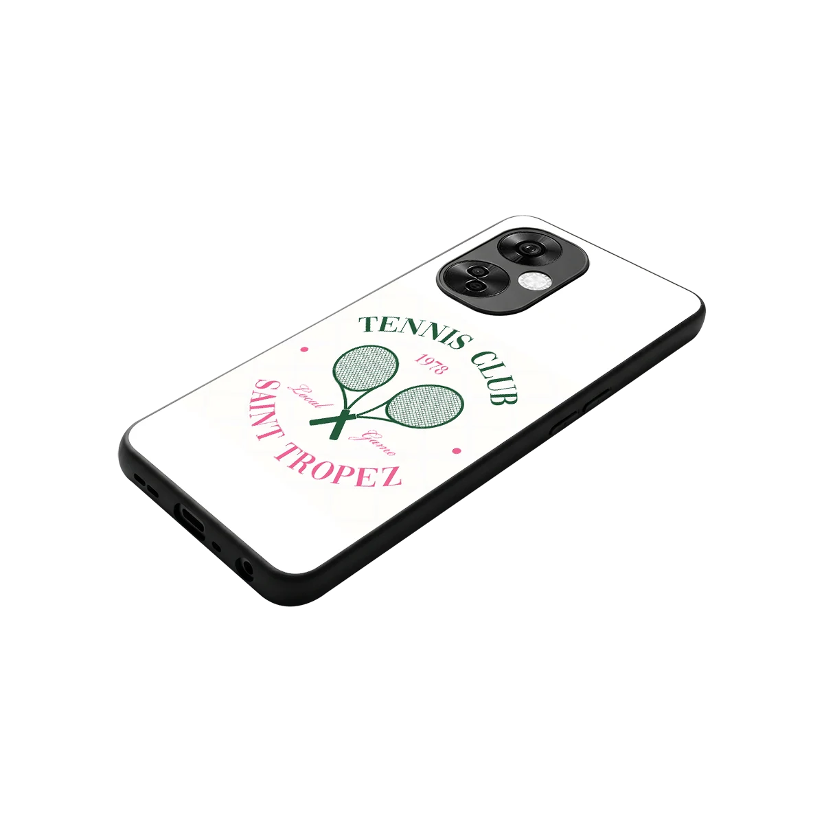 Tennis Club stylish phone case for oneplus nord ce 3 lite | glossy glass and slim fit