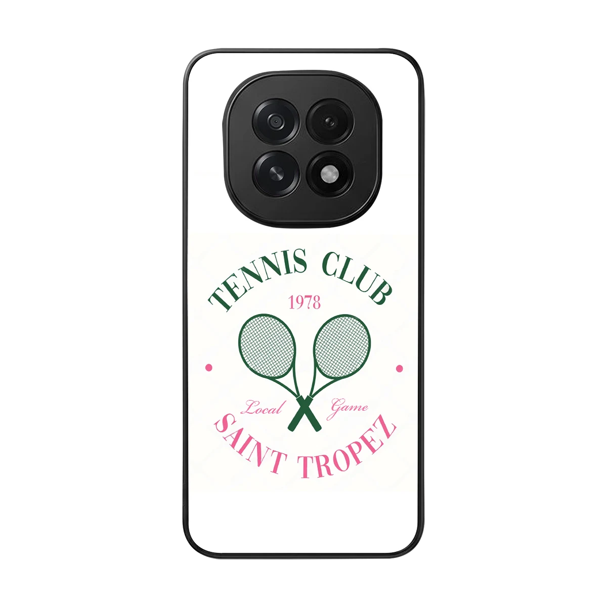 Tennis Club back phone cover | glass case for oppo f29 5g
