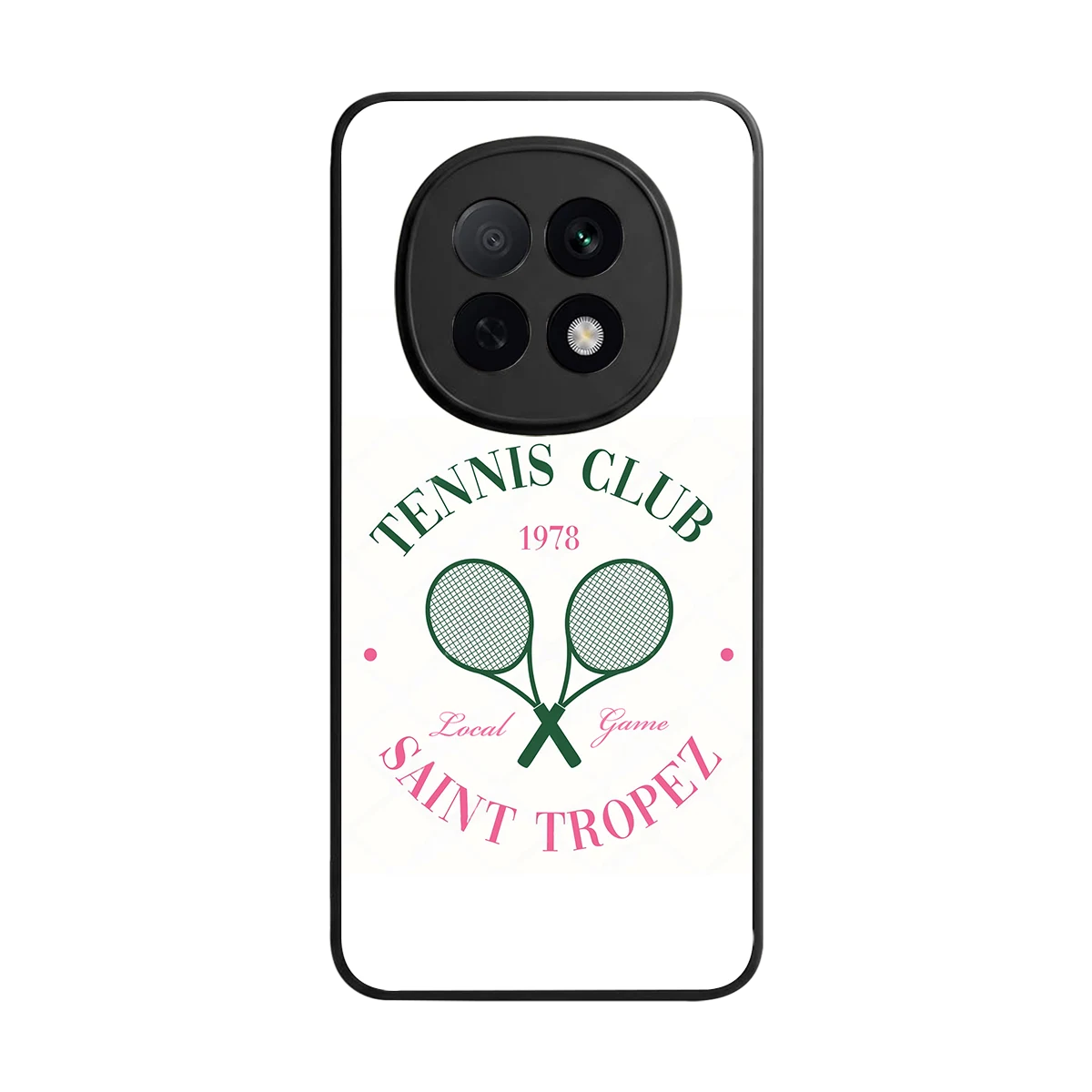 Tennis Club back phone cover | glass case for oppo f29 pro 5g